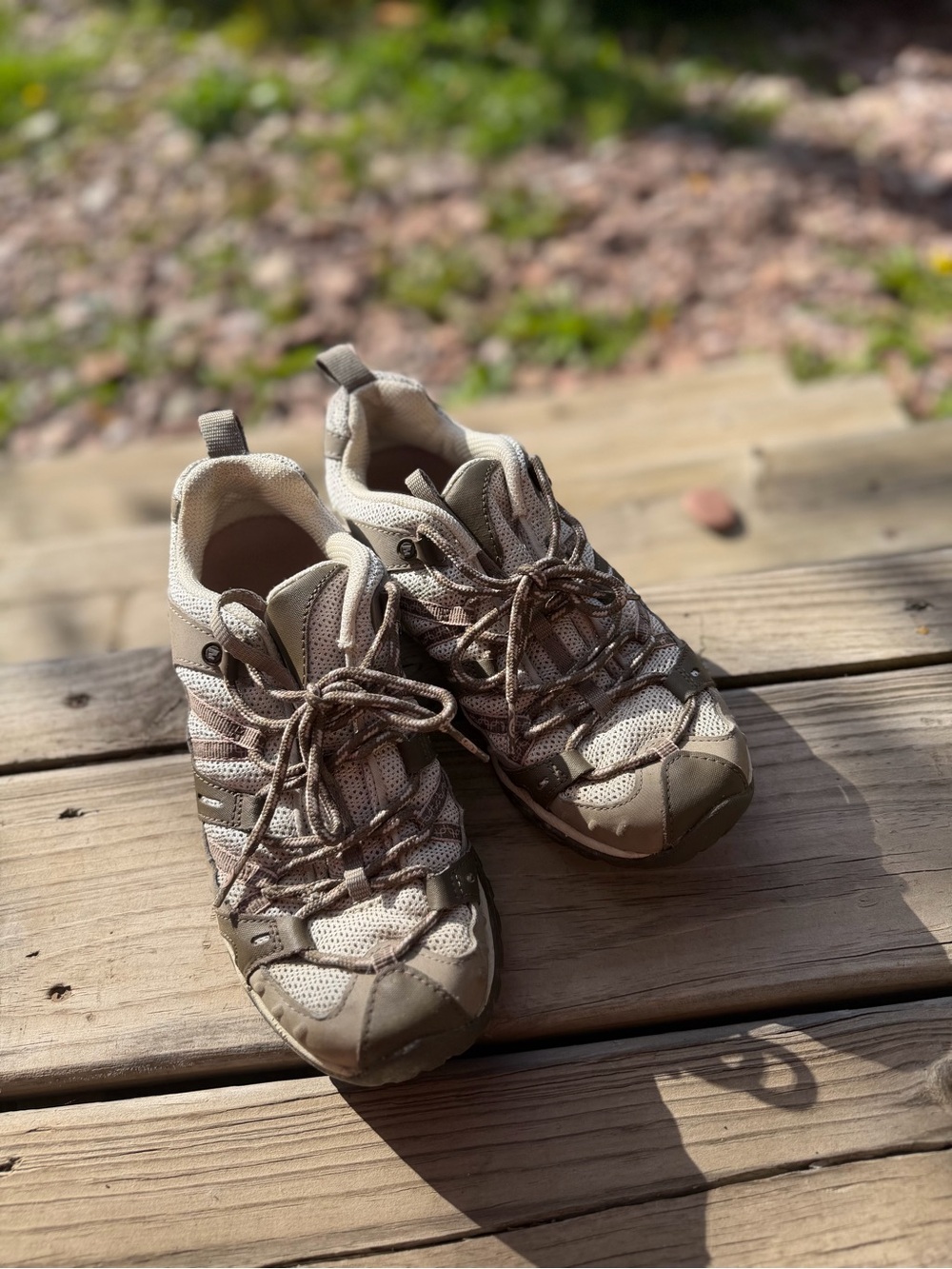 Merrell Women's Tan and Beige Trail Shoes